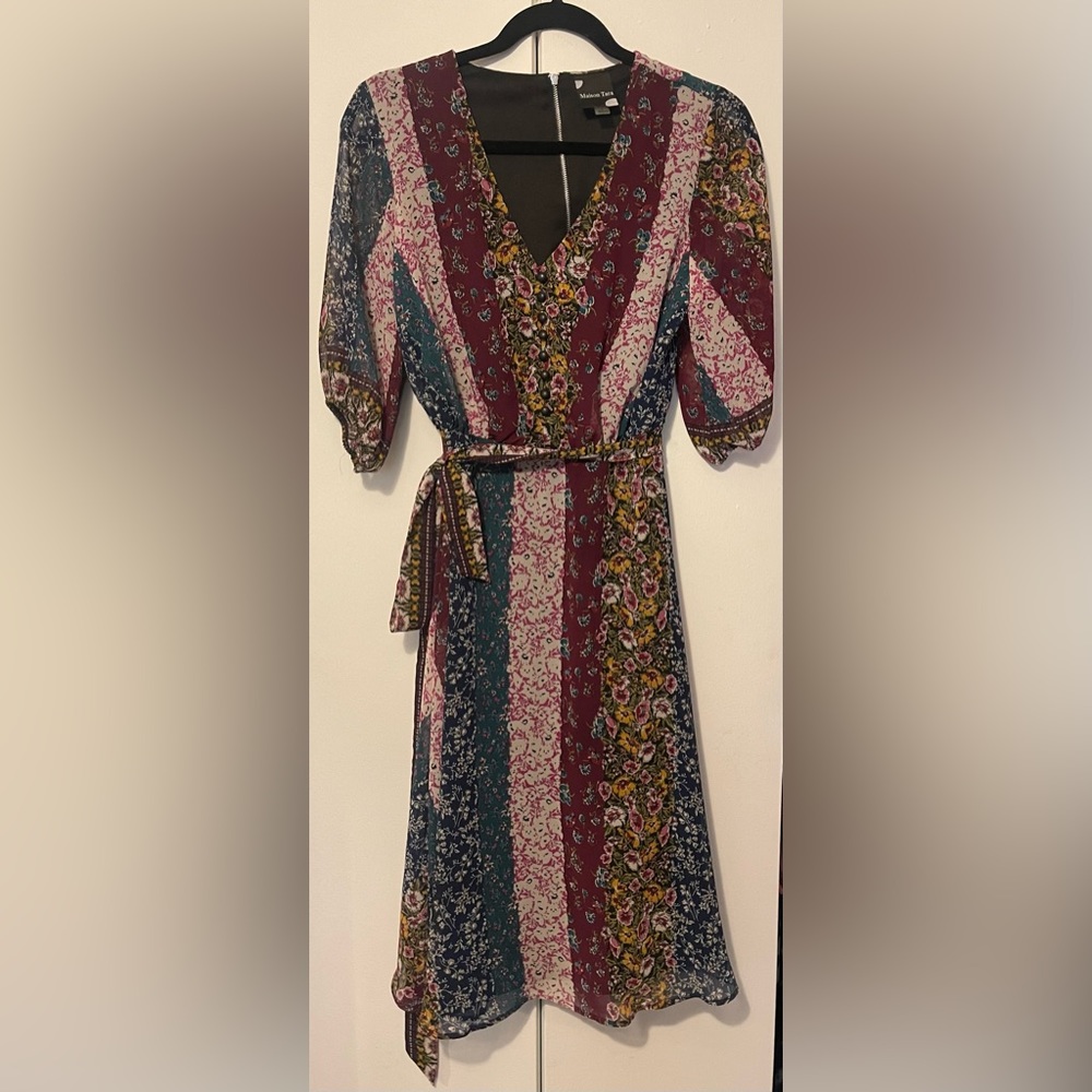 Maison Tara Multicolor Dress from Dillards